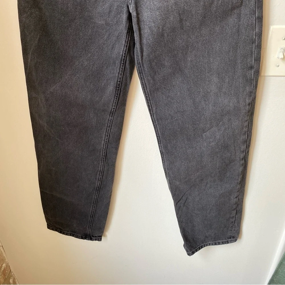 RV Reclaimed vintage high rise straight leg Women's Black Jeans 28 - Picture 3 of 11